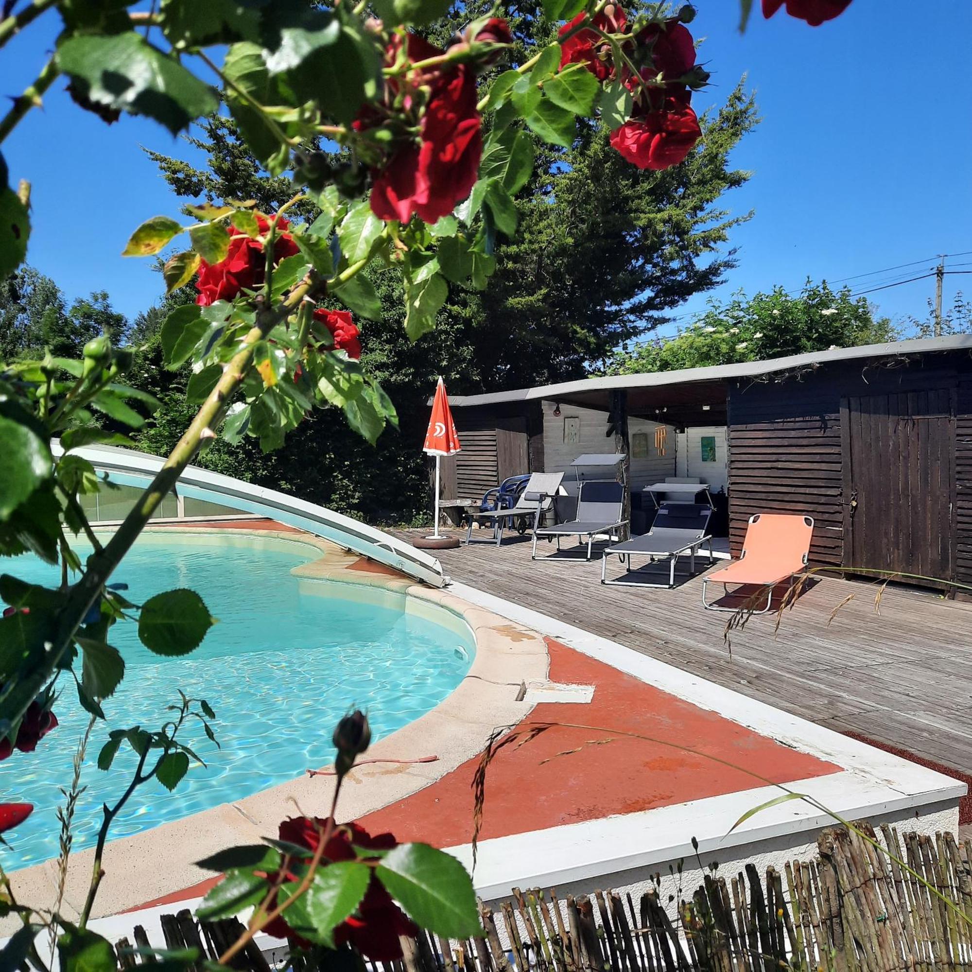 Les 2 Chaumieres Avec Piscine Villa Epinay Exterior photo